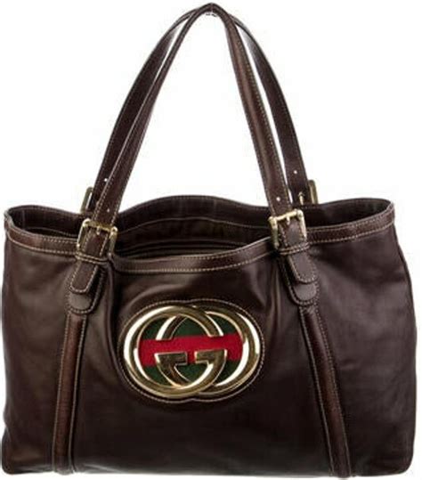 gucci britt shopping tote|gucci shopper tote.